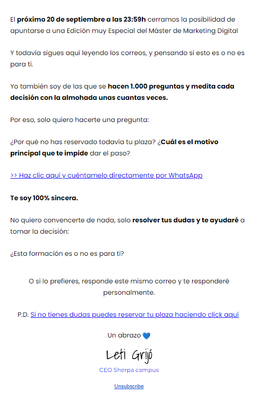 copywriting en email marketing