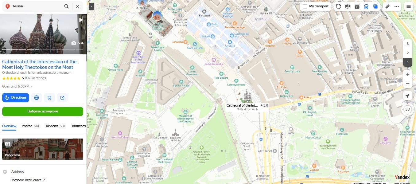 yandex maps