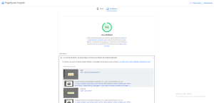 Imagen Page Speed análisisi Sherpa Campus